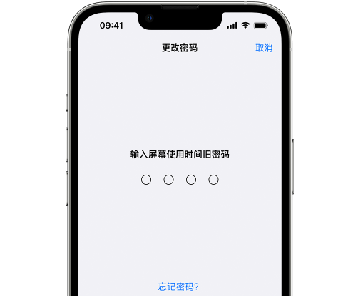 慈溪iPhone屏幕维修分享iPhone屏幕使用时间密码忘记了怎么办 