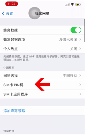 慈溪苹果14维修网分享如何给iPhone14的SIM卡设置密码 